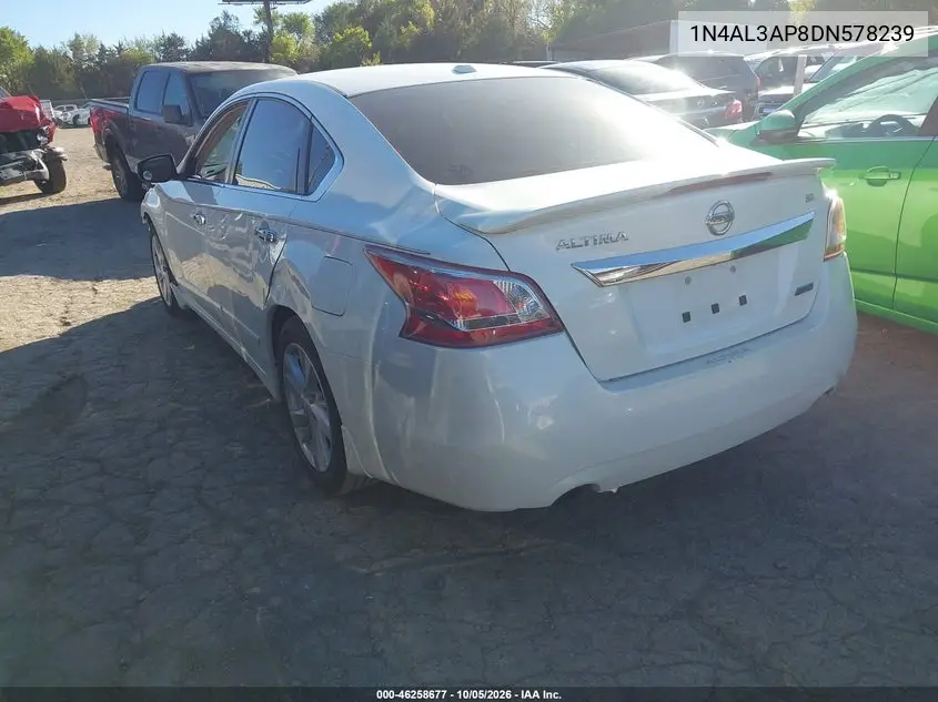 2013 NISSAN ALTIMA VIN 1N4AL3AP8DN578239 — фото 3