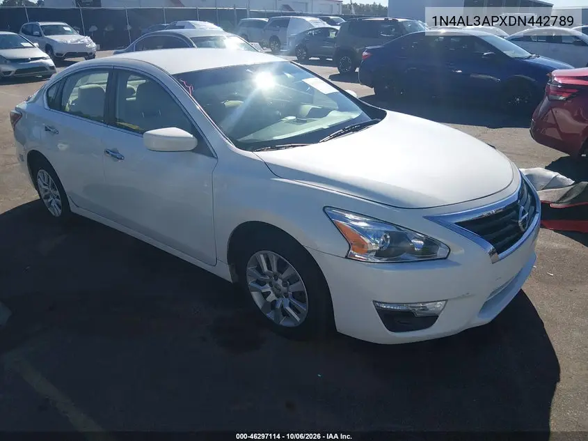 NISSAN ALTIMA 2013, VIN 1N4AL3APXDN442789
