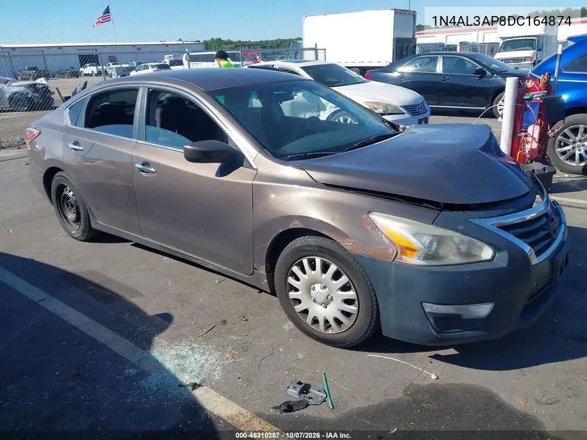 NISSAN ALTIMA 2013, VIN 1N4AL3AP8DC164874