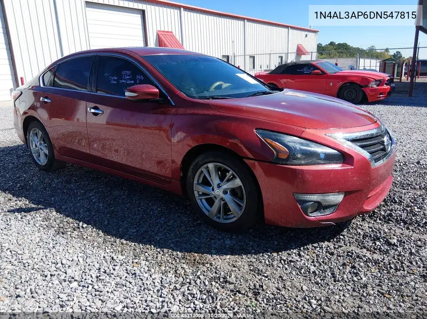 NISSAN ALTIMA 2013, VIN 1N4AL3AP6DN547815