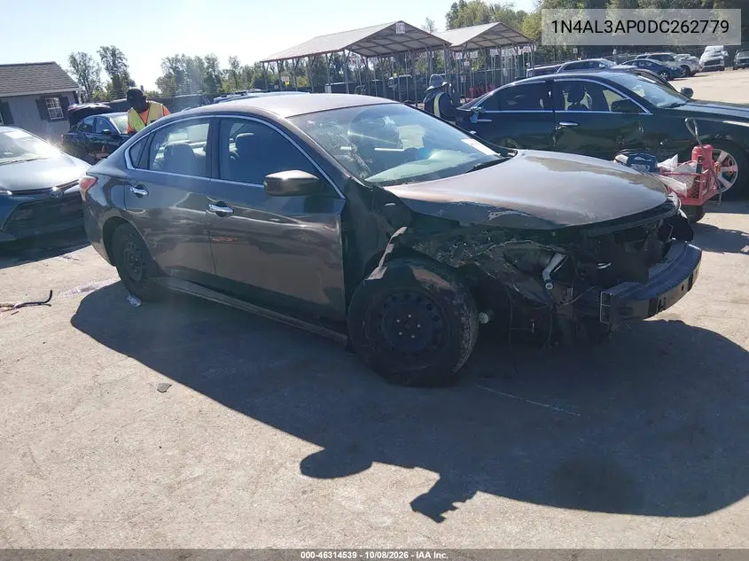 NISSAN ALTIMA 2013, VIN 1N4AL3AP0DC262779