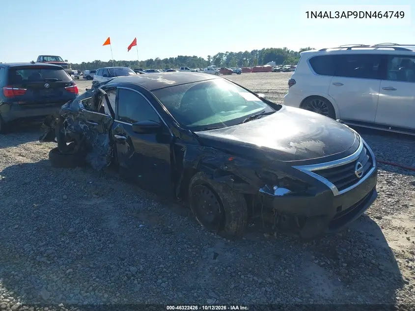 NISSAN ALTIMA 2013, VIN 1N4AL3AP9DN464749