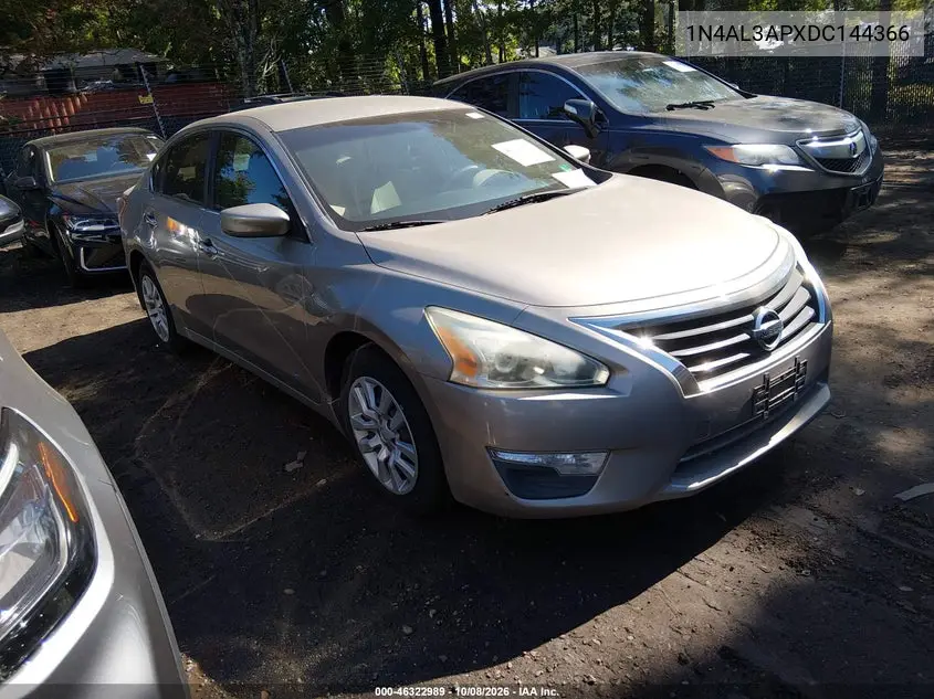 NISSAN ALTIMA 2013, VIN 1N4AL3APXDC144366