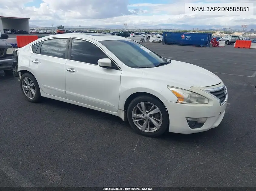 NISSAN ALTIMA 2013, VIN 1N4AL3AP2DN585851