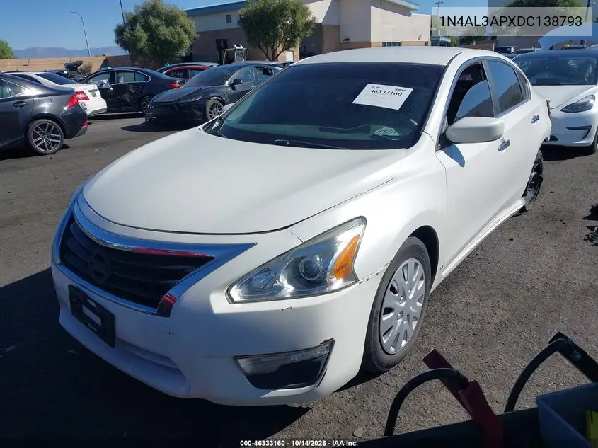 2013 NISSAN ALTIMA VIN 1N4AL3APXDC138793 — фото 2