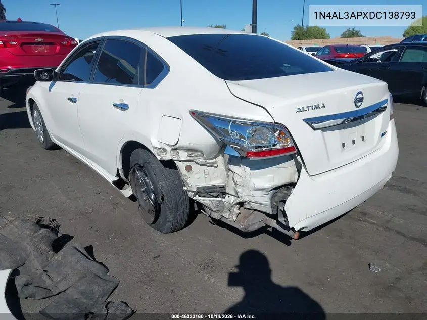 2013 NISSAN ALTIMA VIN 1N4AL3APXDC138793 — фото 3