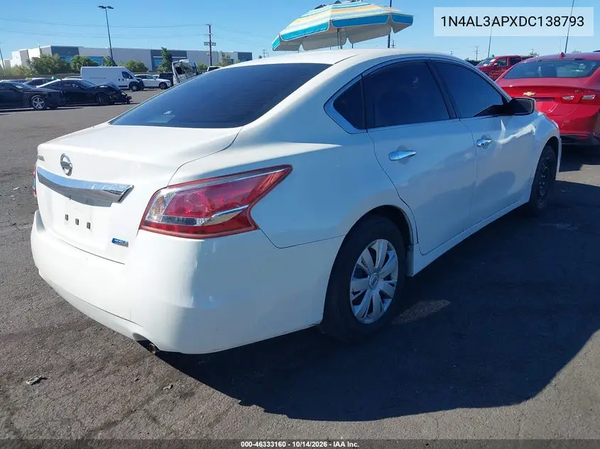 2013 NISSAN ALTIMA VIN 1N4AL3APXDC138793 — фото 4