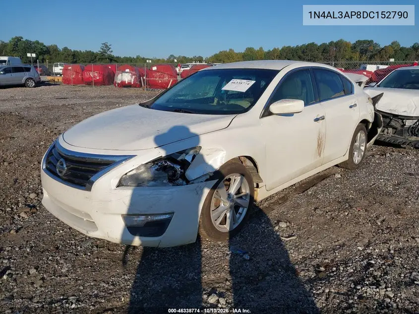 2013 NISSAN ALTIMA VIN 1N4AL3AP8DC152790 — фото 2