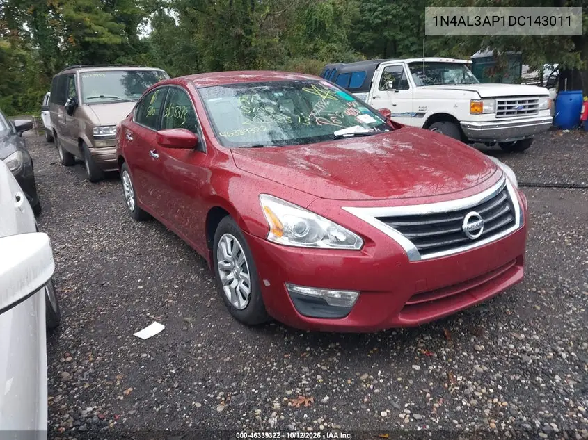 NISSAN ALTIMA 2013, VIN 1N4AL3AP1DC143011
