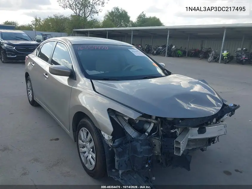 NISSAN ALTIMA 2013, VIN 1N4AL3AP3DC217495