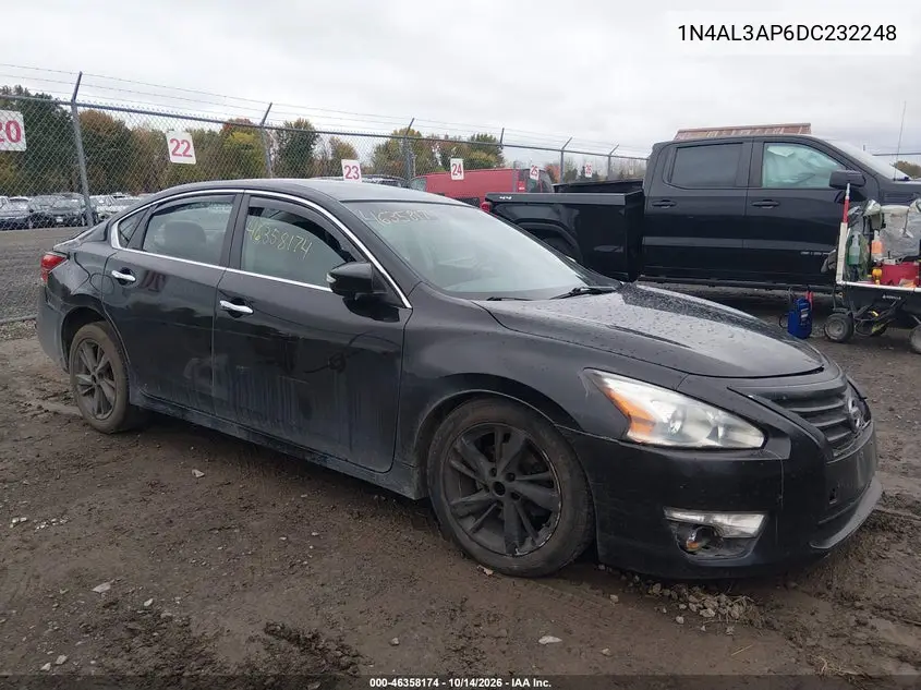 NISSAN ALTIMA 2013, VIN 1N4AL3AP6DC232248