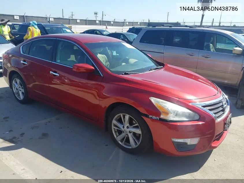 NISSAN ALTIMA 2013, VIN 1N4AL3AP6DN438786