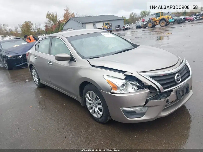 NISSAN ALTIMA 2013, VIN 1N4AL3AP0DC908158
