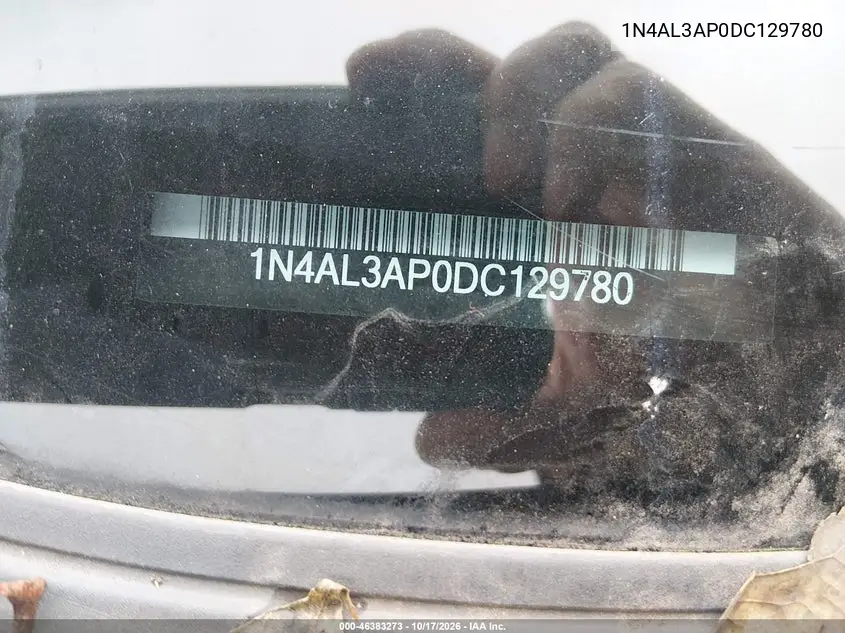 2013 NISSAN ALTIMA VIN 1N4AL3AP0DC129780 — фото 11