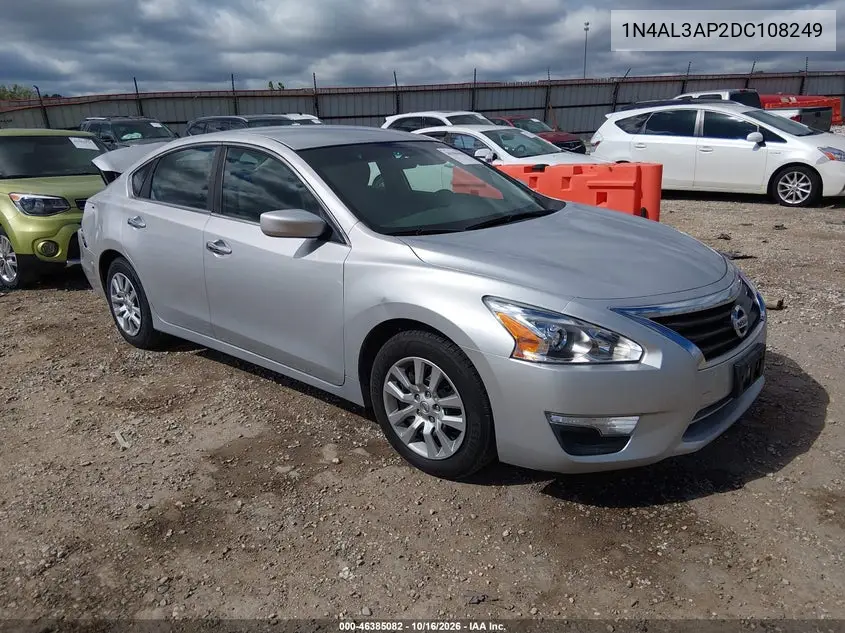 NISSAN ALTIMA 2013, VIN 1N4AL3AP2DC108249