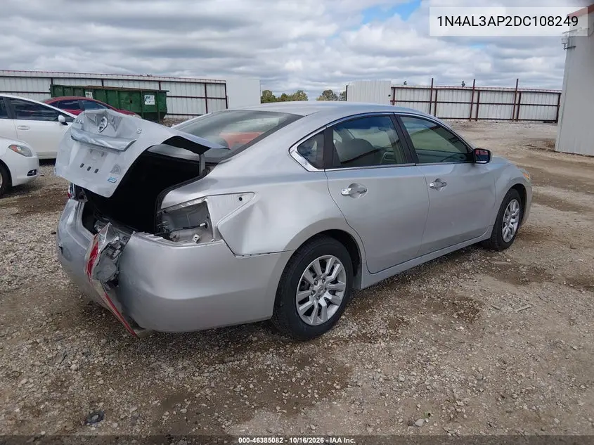 2013 NISSAN ALTIMA VIN 1N4AL3AP2DC108249 — фото 4