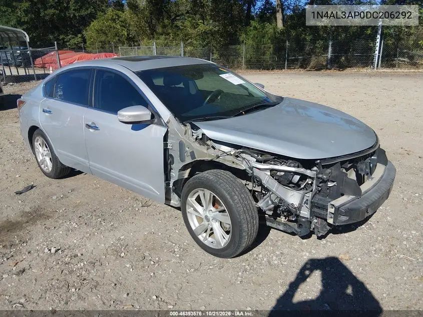 NISSAN ALTIMA 2013, VIN 1N4AL3AP0DC206292
