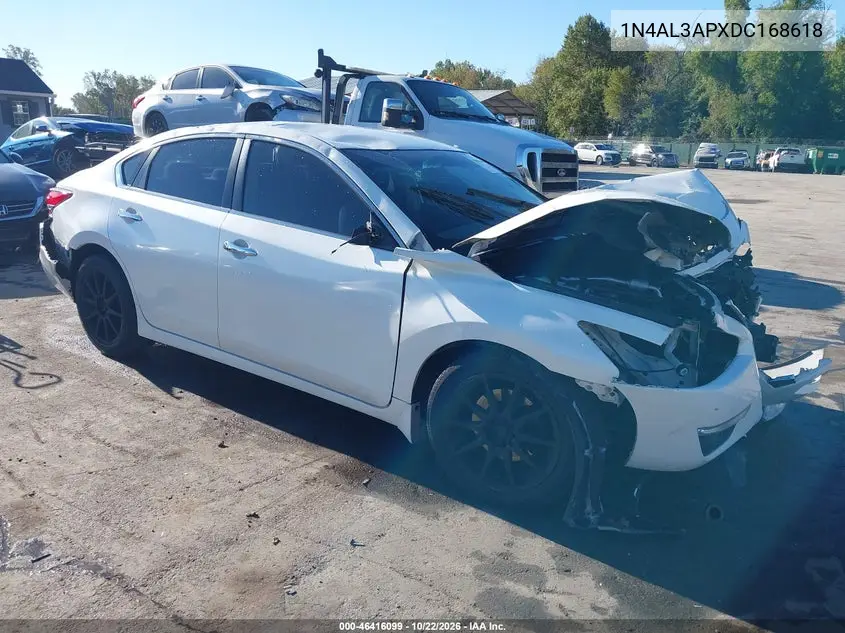 NISSAN ALTIMA 2013, VIN 1N4AL3APXDC168618