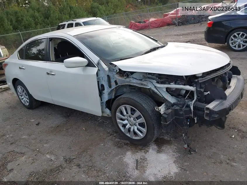 NISSAN ALTIMA 2013, VIN 1N4AL3APXDC236643