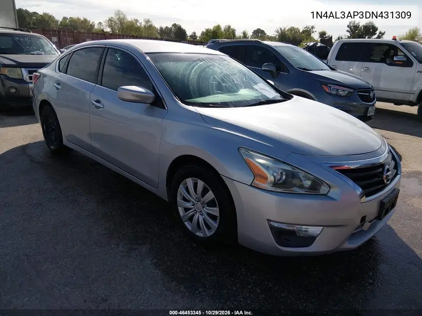 NISSAN ALTIMA 2013, VIN 1N4AL3AP3DN431309