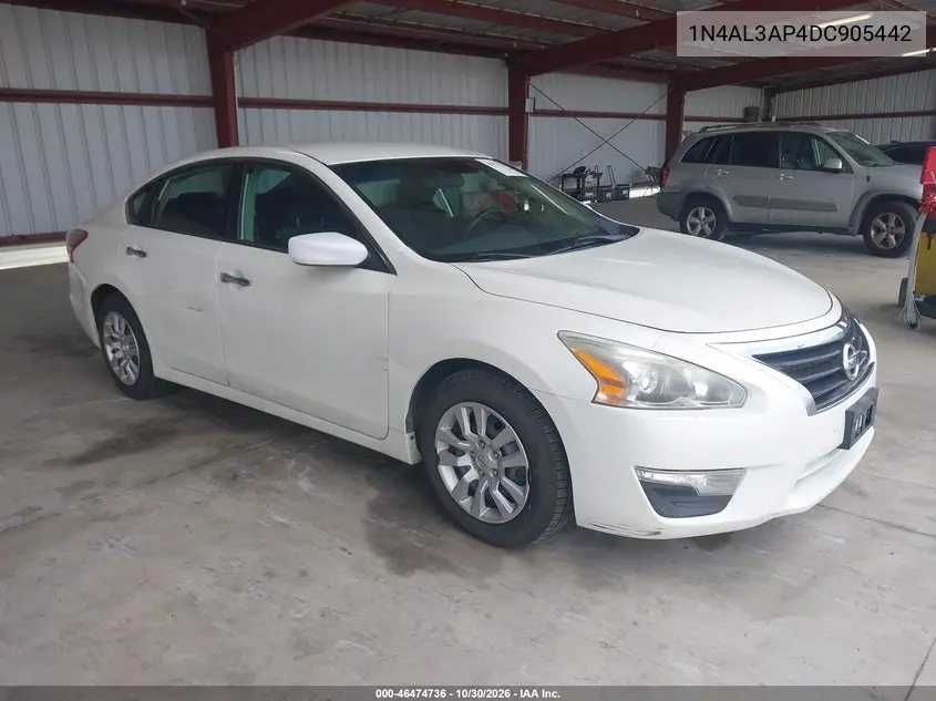 NISSAN ALTIMA 2013, VIN 1N4AL3AP4DC905442