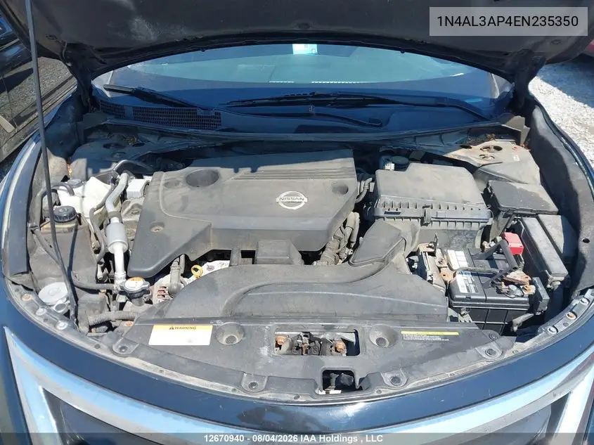 2014 NISSAN ALTIMA VIN 1N4AL3AP4EN235350 — фото 10
