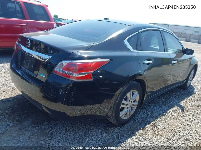 2014 NISSAN ALTIMA VIN 1N4AL3AP4EN235350 — фото 4
