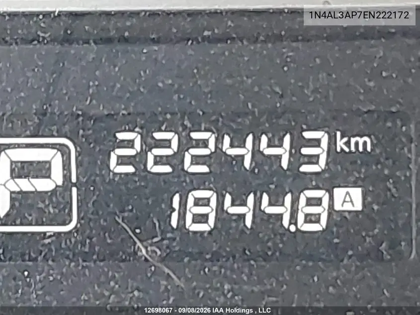 2014 NISSAN ALTIMA VIN 1N4AL3AP7EN222172 — фото 15