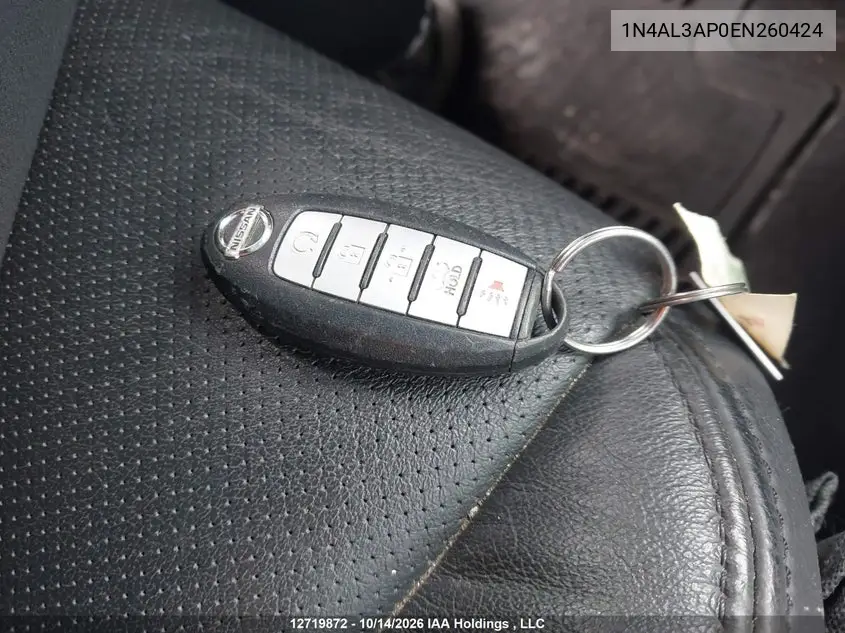 2014 NISSAN ALTIMA VIN 1N4AL3AP0EN260424 — фото 11