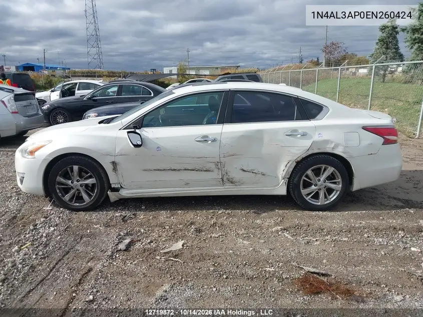 2014 NISSAN ALTIMA VIN 1N4AL3AP0EN260424 — фото 14