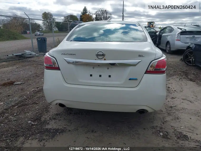 2014 NISSAN ALTIMA VIN 1N4AL3AP0EN260424 — фото 16