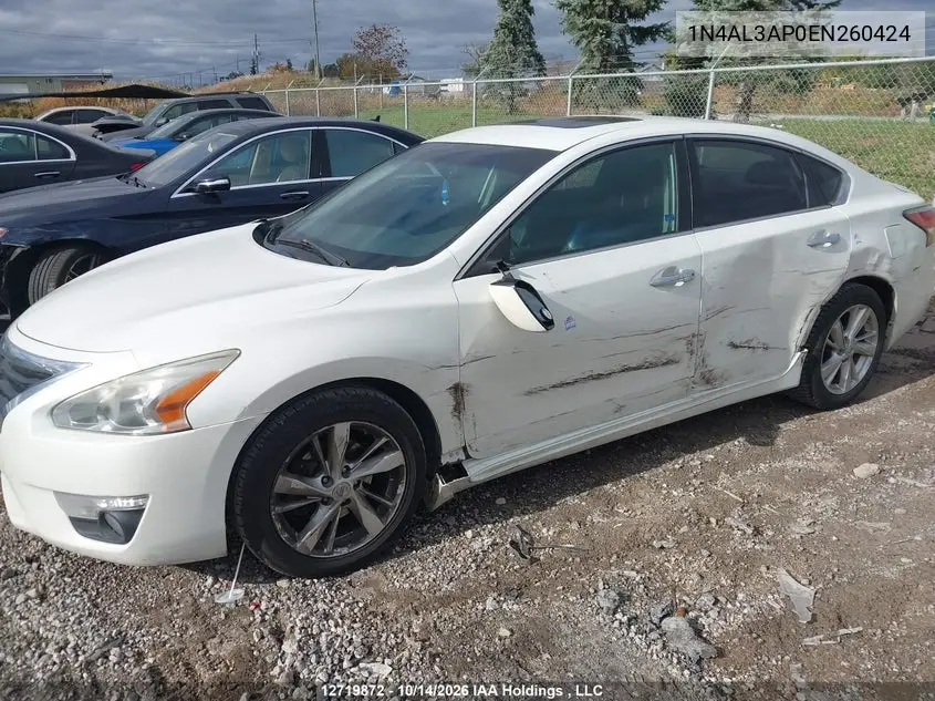 2014 NISSAN ALTIMA VIN 1N4AL3AP0EN260424 — фото 6