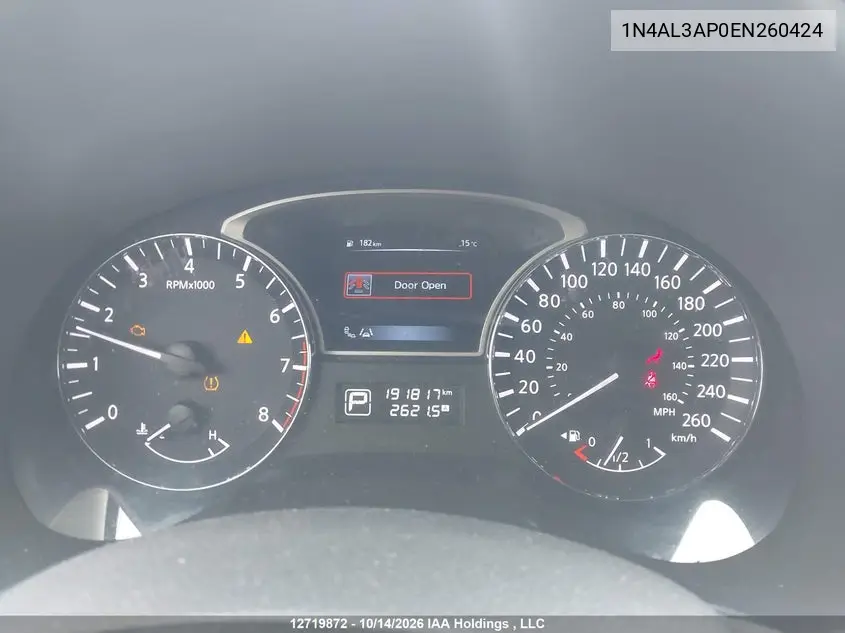 2014 NISSAN ALTIMA VIN 1N4AL3AP0EN260424 — фото 7