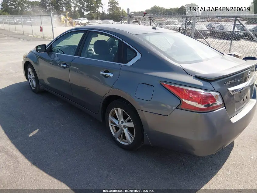 2014 NISSAN ALTIMA VIN 1N4AL3AP4EN260619 — фото 3