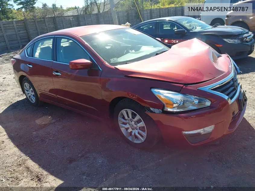 NISSAN ALTIMA 2014, VIN 1N4AL3AP5EN348787