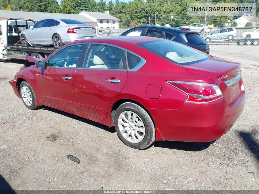 2014 NISSAN ALTIMA VIN 1N4AL3AP5EN348787 — фото 3