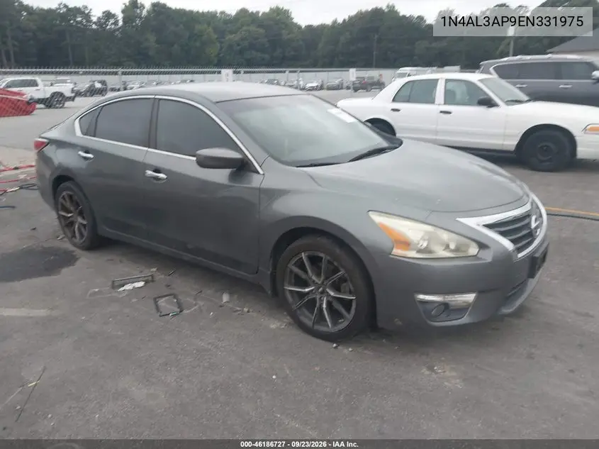 NISSAN ALTIMA 2014, VIN 1N4AL3AP9EN331975