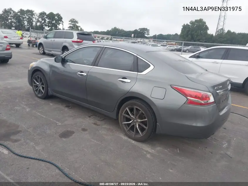 2014 NISSAN ALTIMA VIN 1N4AL3AP9EN331975 — фото 3