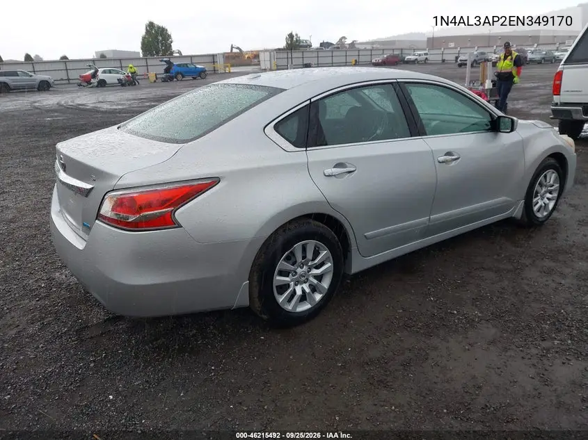 2014 NISSAN ALTIMA VIN 1N4AL3AP2EN349170 — фото 4