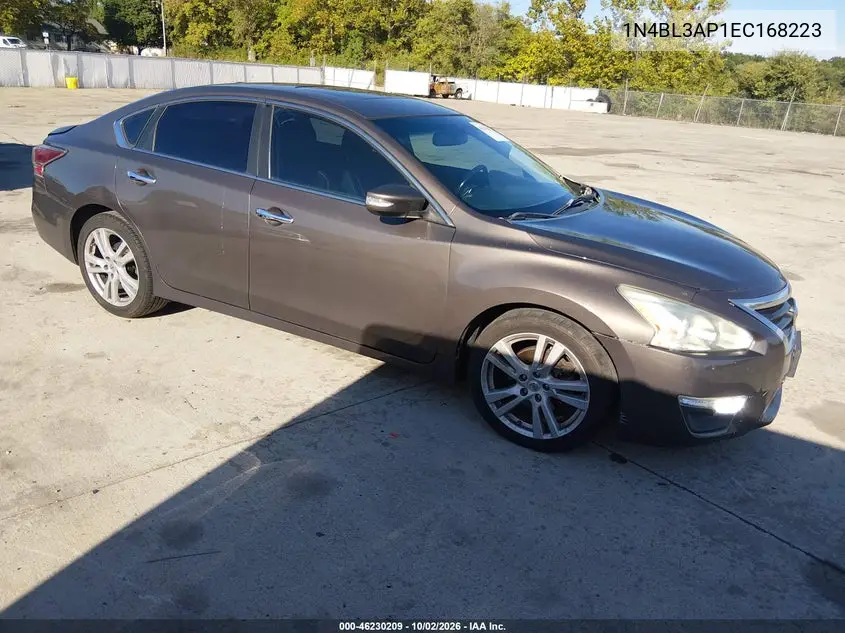 NISSAN ALTIMA 2014, VIN 1N4BL3AP1EC168223