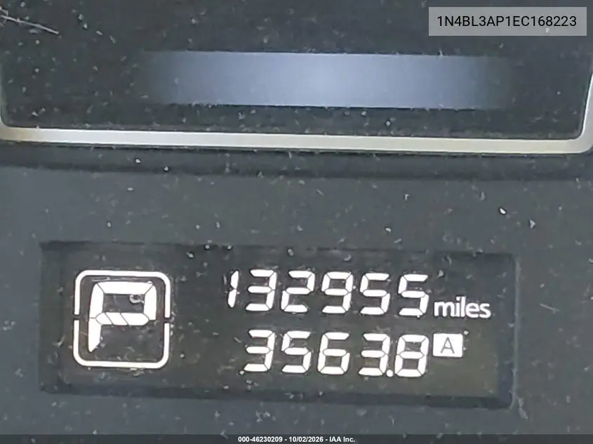 2014 NISSAN ALTIMA VIN 1N4BL3AP1EC168223 — фото 12