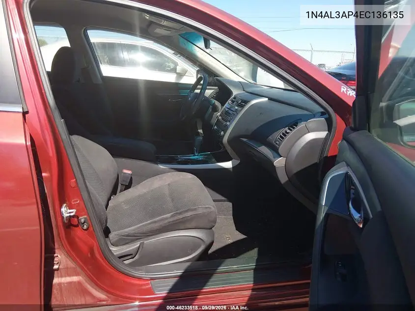 2014 NISSAN ALTIMA VIN 1N4AL3AP4EC136135 — фото 5