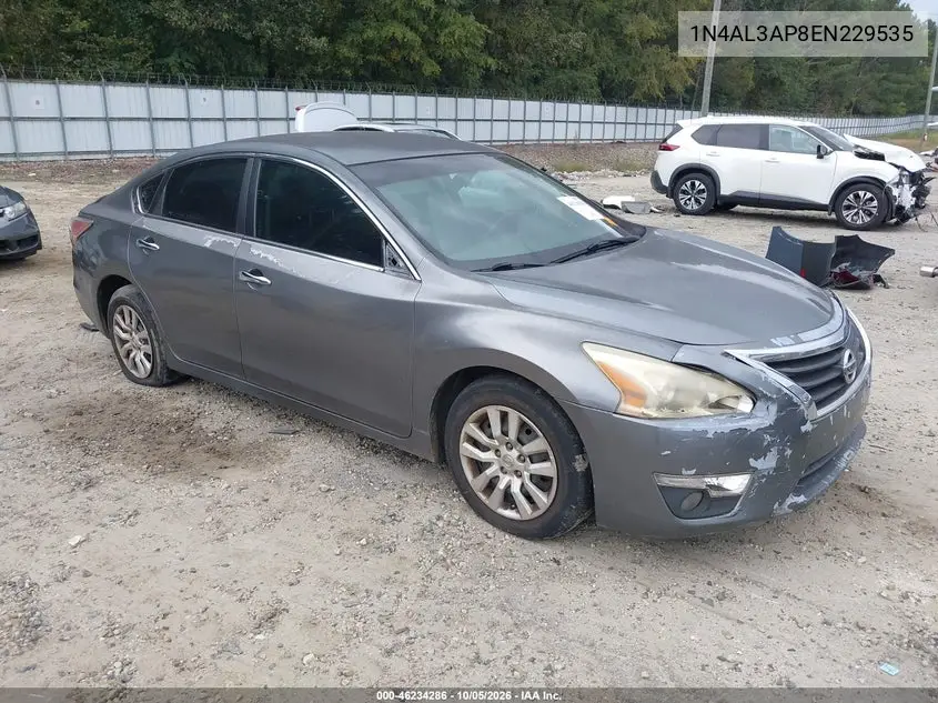 NISSAN ALTIMA 2014, VIN 1N4AL3AP8EN229535