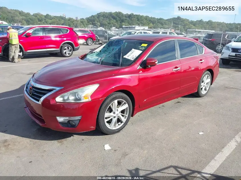 2014 NISSAN ALTIMA VIN 1N4AL3AP5EC289655 — фото 2