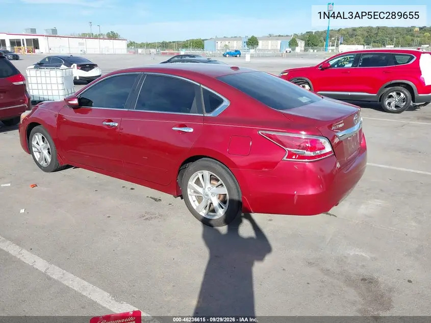 2014 NISSAN ALTIMA VIN 1N4AL3AP5EC289655 — фото 3