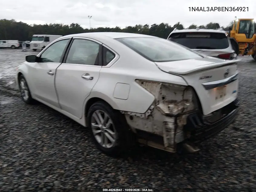 2014 NISSAN ALTIMA VIN 1N4AL3AP8EN364921 — фото 3