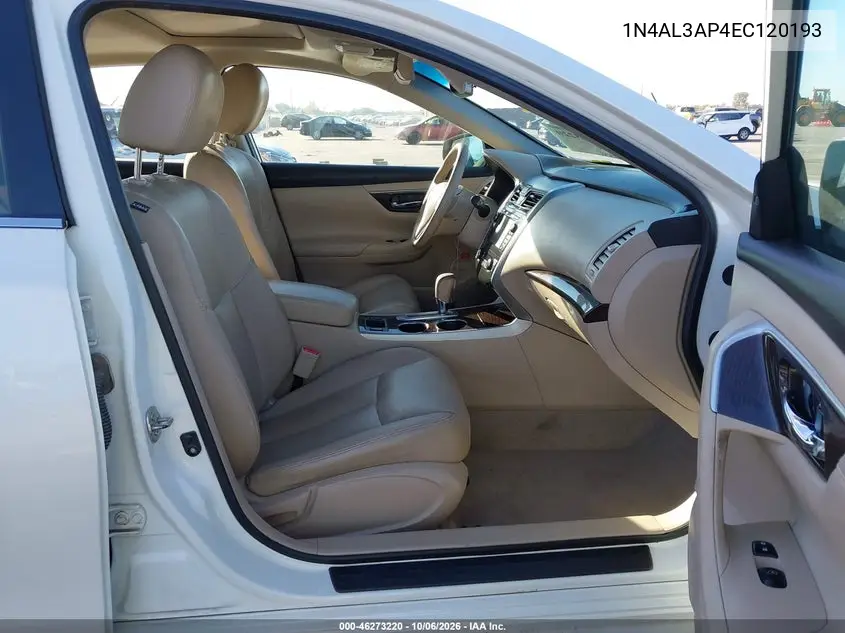 2014 NISSAN ALTIMA VIN 1N4AL3AP4EC120193 — фото 5
