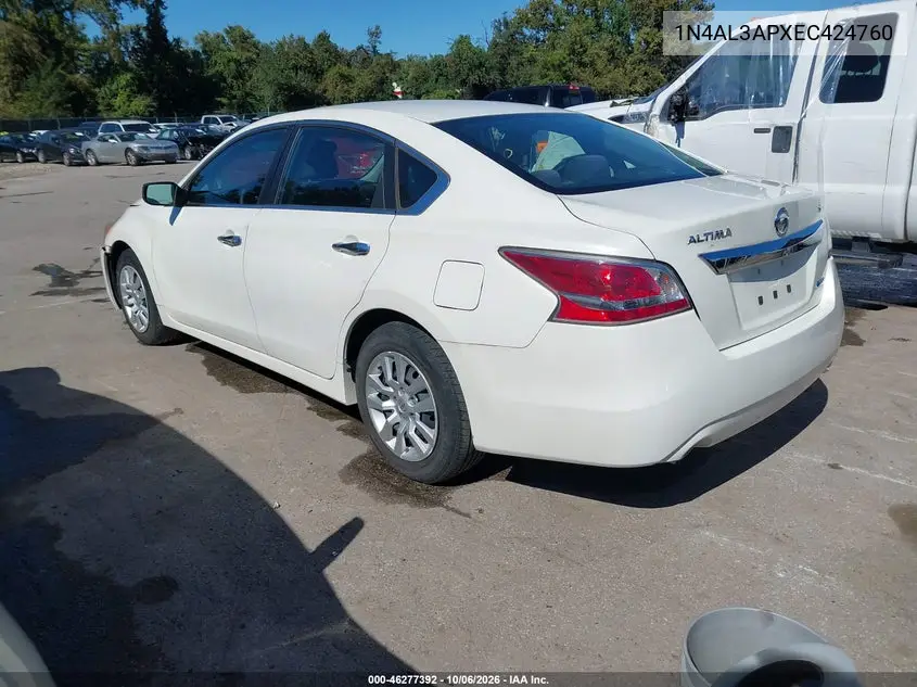 2014 NISSAN ALTIMA VIN 1N4AL3APXEC424760 — фото 3