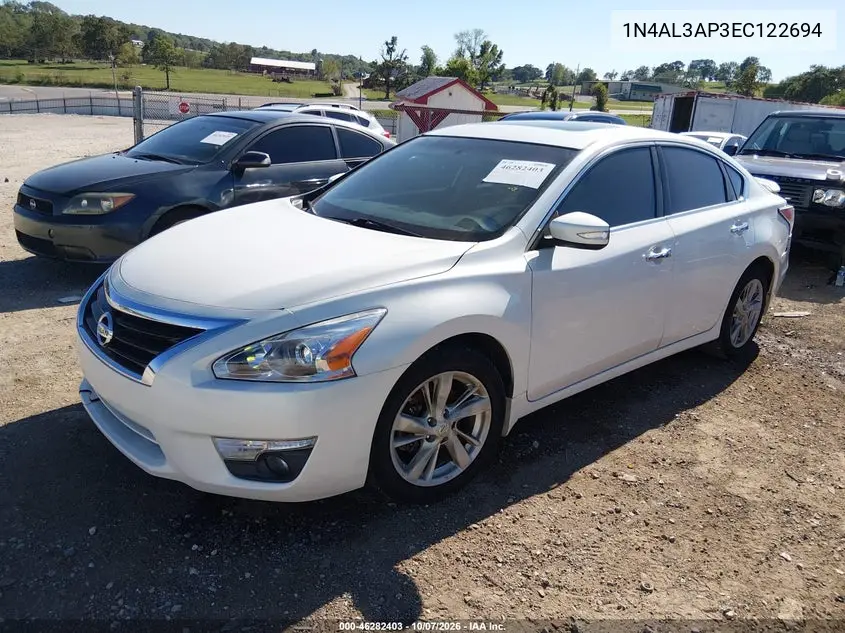2014 NISSAN ALTIMA VIN 1N4AL3AP3EC122694 — фото 2