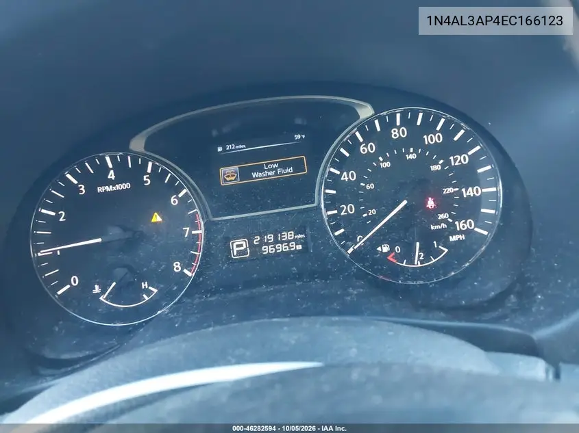 2014 NISSAN ALTIMA VIN 1N4AL3AP4EC166123 — фото 7